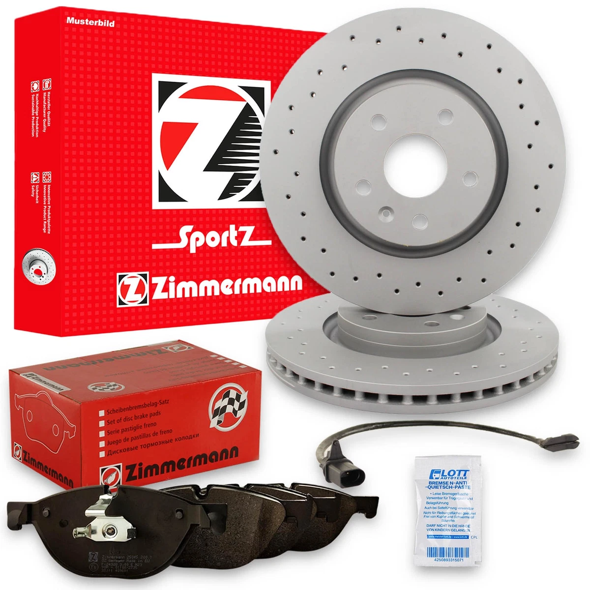 Зиммерманн: Надійні гальма для Toyota Corolla (_E10_) 1.6 Si